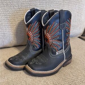 Black toddler Western Boots